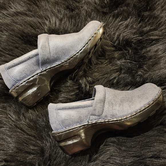 b.o.c. Peggy Navy Blue & Black Clogs Women's Size 7.5 - Picture 14 of 15